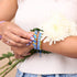 Nuit étoilée II | Aide ukrainienne | Bracelet de perles de verre double sirène